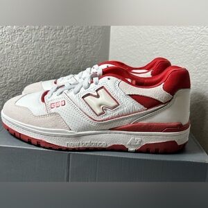 New Balance 550 Men's sneakers shoes ‘white Astro‎ dust’ Red BB550STF size 9.5